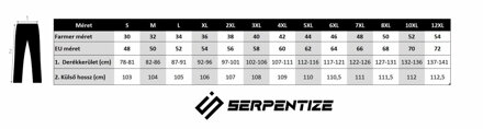 Serpentize S1-F Kožené Moto Nohavice