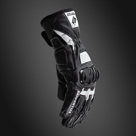 Serpentize SG-200 Moto Rukavice – Čierno-Biele