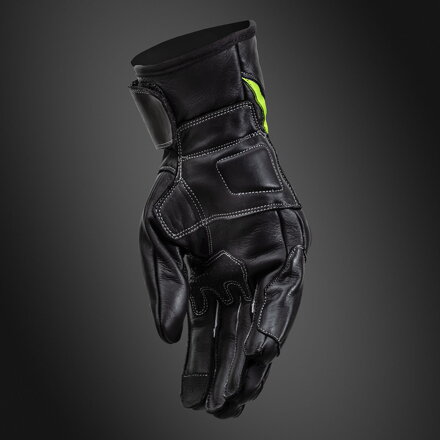 Serpentize SG-200 Moto Rukavice – Fluo / Nardo Grey / Čierne