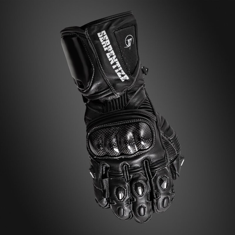 Serpentize SG-110 Moto Rukavice – Čierne