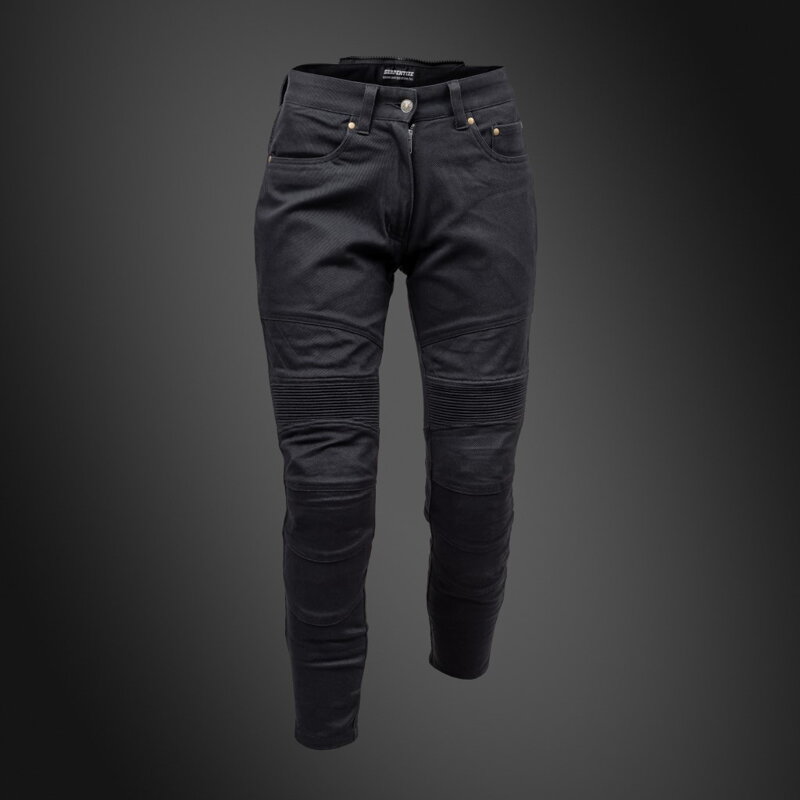 Serpentize SJ-500 Dámske Motoristické Kevlarové Rifle –Čierne 