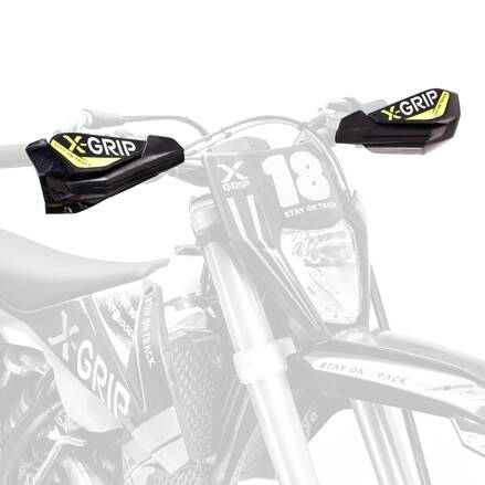 X-GRIP Handguards Sticker Set für KTM