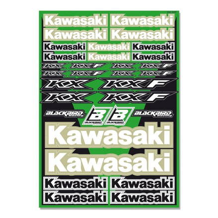 BLACKBIRD Uni Aufkleberkit für KAWASAKI