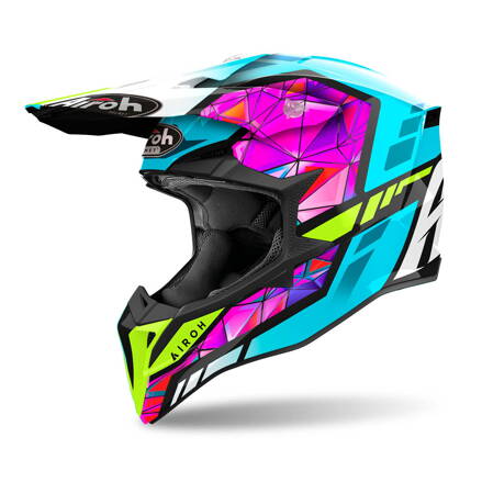 AIROH Motocross Helm Wraaap Diamond