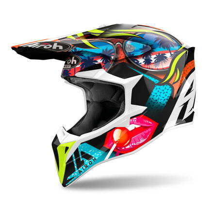 AIROH Motocross Helm Wraaap Lollipop