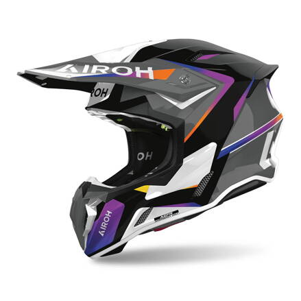 AIROH Motocross Helm Twist 3 Hustle Gloss