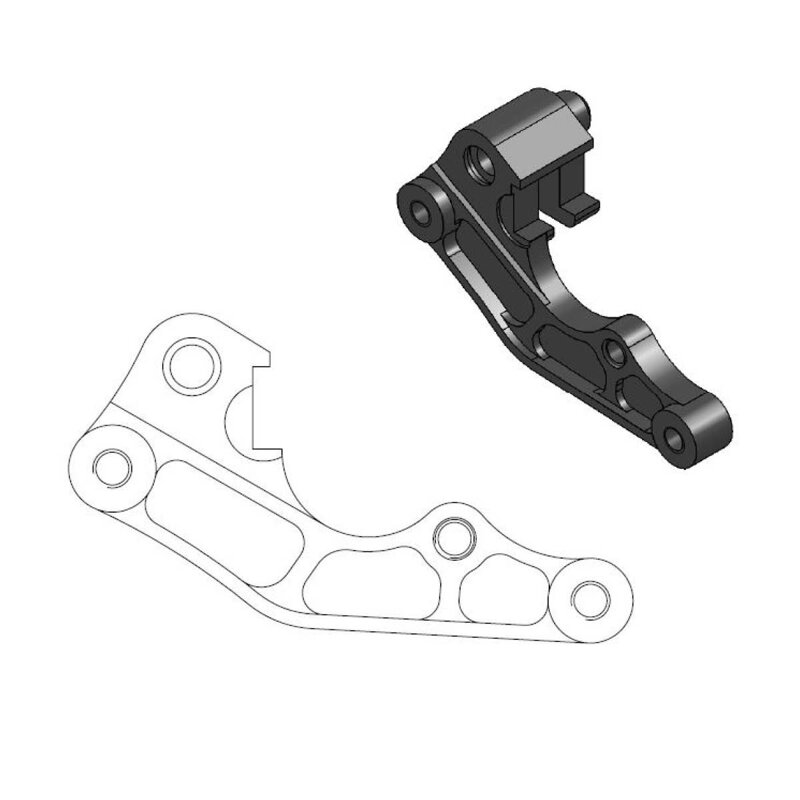 MOTO-MASTER Oversize Adapter für YAMAHA
