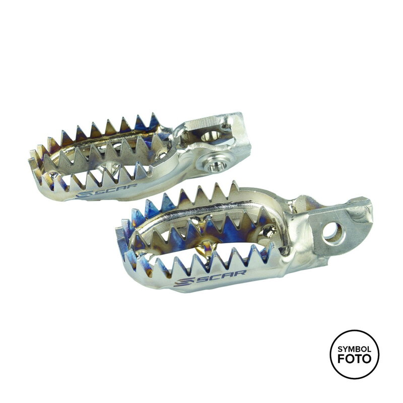 SCAR Fußrasten Titan für HONDA