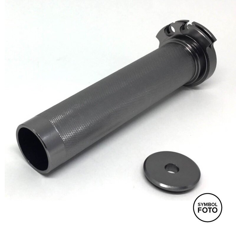 ZETA MX Gasgriffrohr Alu für KTM, HUSQVARNA