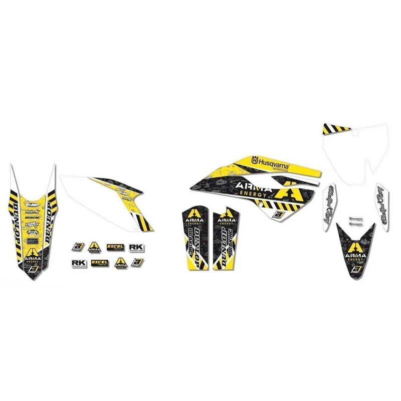 BLACKBIRD Dekorbogen ARMA ENERGY für HUSQVARNA