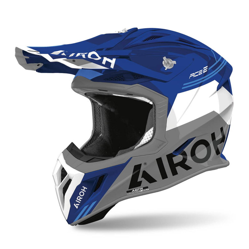 AIROH Motocross Helm Aviator Ace 2 Fury Blue Gloss