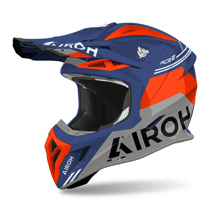 AIROH Motocross Helm Aviator Ace 2 Fury Cerulean Gloss