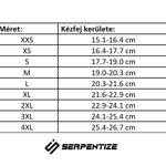 Serpentize S1 Moto Rukavice z Klokanovej Kože – Čierno-Biele