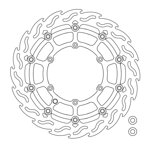 MOTO-MASTER Flame SMR Bremsscheibe für KTM, HQV