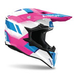 AIROH Motocross Helm Wraaap Vision Pink Gloss