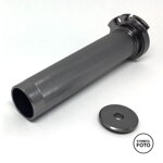 ZETA MX Gasgriffrohr Alu für YAMAHA, SUZUKI