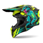 AIROH Motocross Helm Wraaap Cyber